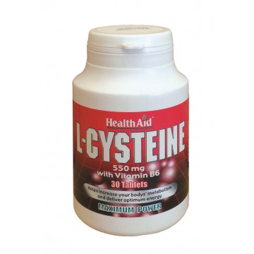 L-Cysteine 550mg 30 tabs Αμινοξέα L-Cysteine 550mg 30 tabs Αμινοξέα